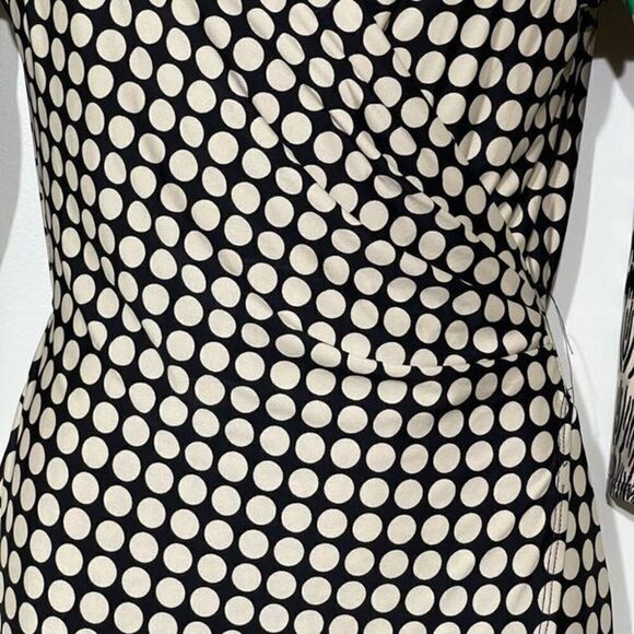 Purple Rain surplice crossover faux wrap dress S - Picture 2 of 12